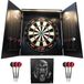 Dartbord cabinet dartcentrum - Compleet dartcentrum met cabinet - 2 dartsets 16 gram - Met LED-verlichting