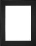 yd. Passe-Partout Fotomaat 13x18 cm - Lijstmaat 24x30 cm - Noir - Museumkarton