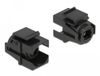 Delock Keystone Module TOSLINK female > TOSLINK female black