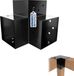 Gezu Impex Paalverbinder Y 71 x 71 mm Zwart Poedergecoat