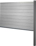 MCW WPC privacyscherm Sarthe - Verlengelement - 188cm - Grijs