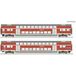 Roco 6200249 H0 Set de 2 pièces : Wagon à deux étages (CC)