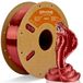 PLA filament voor 3D-printers - 1,75 mm FDM filament - Monochroom - Hoogglans - Lage krimp - 2 kg spoel - Karmozijnrood