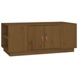 vidaXL Salontafel 100x50x41 cm Massief Grenenhout Honingbruin