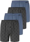 Schiesser boxer short homme 4 pack Single Jersey