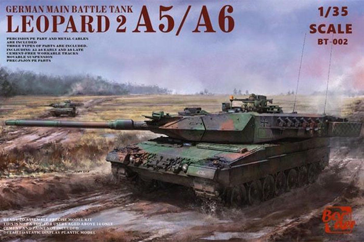 Border Model 1:35 Leopard 2 A5/A6 - Kunststof