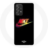 Nike Hoesje voor Samsung Galaxy A33 5G Logo Zwarte Achtergrond Maniacase