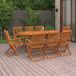 Prolenta Maison Exclusive - Tuinset voor buiten, 9-delig, 180x90x75 cm, massief acaciahout