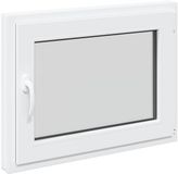 vidaXL Kelderraam RISOR Wit 80 x 50 cm