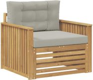 vidaXL Buitensofa Polyester Wit