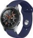 By Qubix - Geschikt voor Garmin Vivoactive 4 / 4L - Rubberen sportband - Donkerblauw - Smartwatch bandje 22mm
