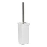 TATAY WC Borstel | Decoratieve Polyresin | Functionele Toiletborstel | 7,5 x 7,5 x 35 cm - Iconik Collectie - Wit