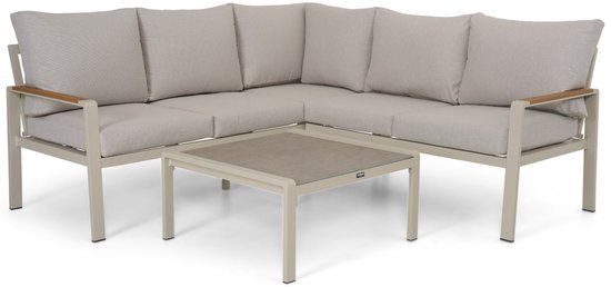 Domani Furniture Leaf hoek loungeset 5 personen Aluminium Taupe