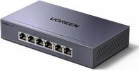 Ugreen 6-Poorts 1Gb Ethernet-Switch Met Poe Voor Snelle Netwerken