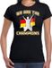 Bellatio Decorations Verkleed shirt voor dames - Duitsland - zwart - voetbal supporter - themafeest XXL