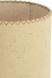 Light & Living Tafellamp TIO Ø24x36 cm papier beige+rotan donker bruin