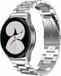 By Qubix - Stalen schakelband - Zilver - Smartwatch bandje 20mm