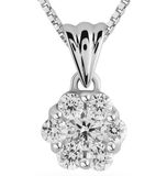 Orphelia HD-4208 - Hanger - 18 Karaat Witgoud / Diamant 0.13 ct