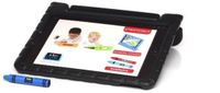 KidsCover iPad 10.2 housse pour enfants noir set - INCLUS stylus & protecteur d'écran en verre