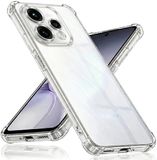 Techsuit Hoesje geschikt voor Oppo Reno15 - Shockproof Silicone Back Cover - Transparant
