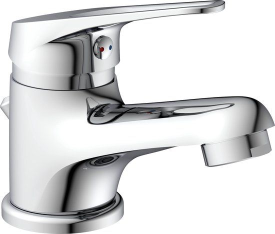 EISL SPEED wastafelmengkraan - Chroom - Met trekwaste