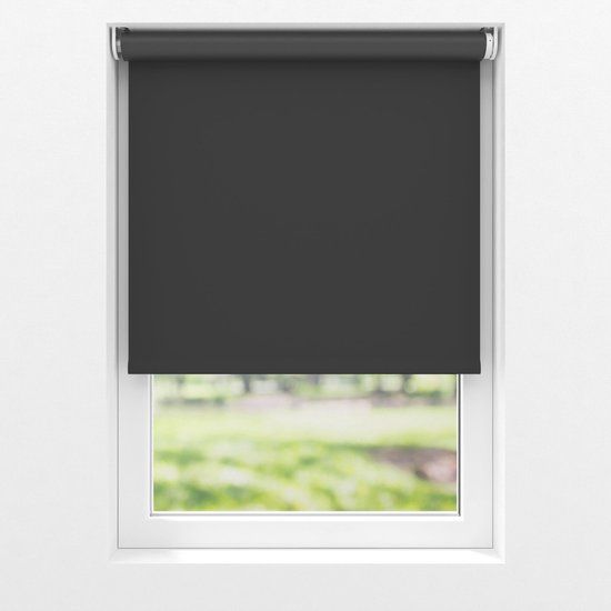 VONROC SMART BLINDS Elektrisch rolgordijn Uitbreiding 60 x 190 Zwart
