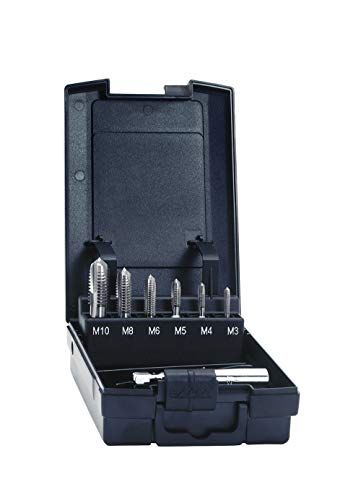 Kayser Exact schroefboor-bitset, M3-M10 + adapter, 1/4" bit-schacht, HSS, DIN 3126