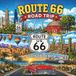 ROUTE 66 ROAD TRIP COLORING & PUZZLE BOOK: A Route 66 Adventure from Chicago to Santa Monica | Explore Route 66 Landmarks, Diners, Roadside ... Searches, Featuring Historic Route 66 Attract