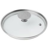 De Buyer Couvercle en verre Alchimy avec anneau profond Ø16 cm