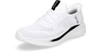 Skechers Hommes Slade Quinto Slip-On Baskets, 210810 WHT, Blanc