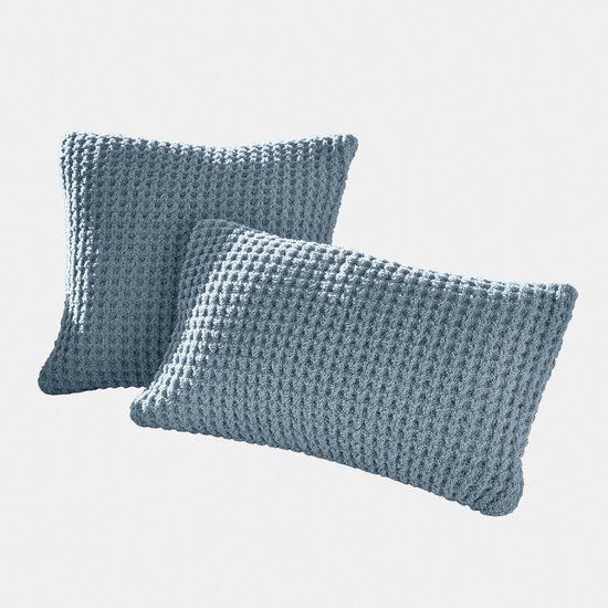 LOBERON Kussenhoes set van 2 Ysilda blauw