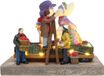 Lemax Flower Parade Avec Couple S'embrassant
