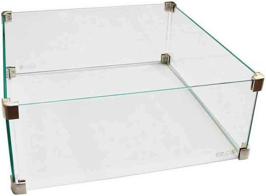 Cosi Square Glass Set L - For Cosiloft 100 & Cosipure 100 - Transparent