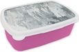 MuchoWow Broodtrommel Roze - Lunchbox voor Kinderen - BPA-vrij - 1.5L