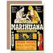 Wee Blue Coo Political Drug Abuse Marijuana Weed Weird Birthday Sealed Greeting Card Plus Envelope Blank inside