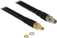 DeLOCK 10m SMA/SMA coax-kabel CFD400, LLC400 Zwart