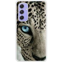 Samsung Galaxy A54 Oeil de leopard Verstevigd hoesje met sublimatie bedrukking