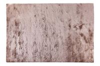Vente-unique Kleed shaggy DOLCE Taupe met beige weerschijn - polyester - 140*200 cm