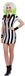 Smiffys Beetlejuice kostuum, dames, zwart en wit, XL-UK maat 20-22