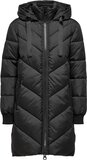 JDY Skylar Padded Hood Jacket Women's Coat - Size M - Black