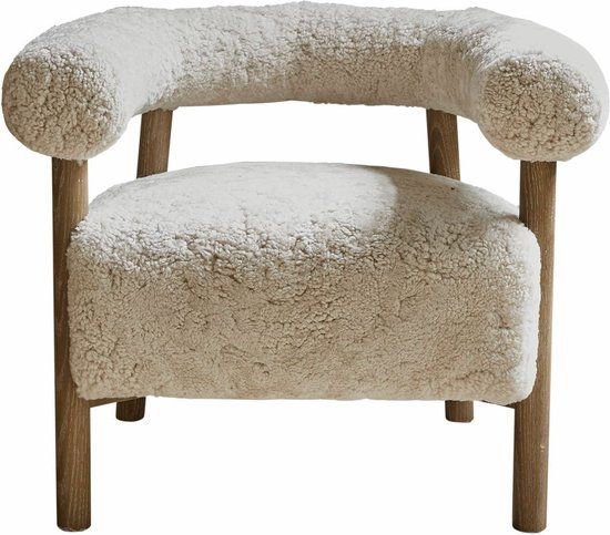 LOBERON Stoel Cedarbrook crème/bruin