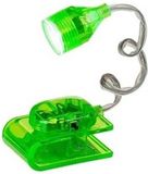 Merkloos / Sans marque Out of the Green leeslampje - groen - op klem - 4 cm - incl batterijen