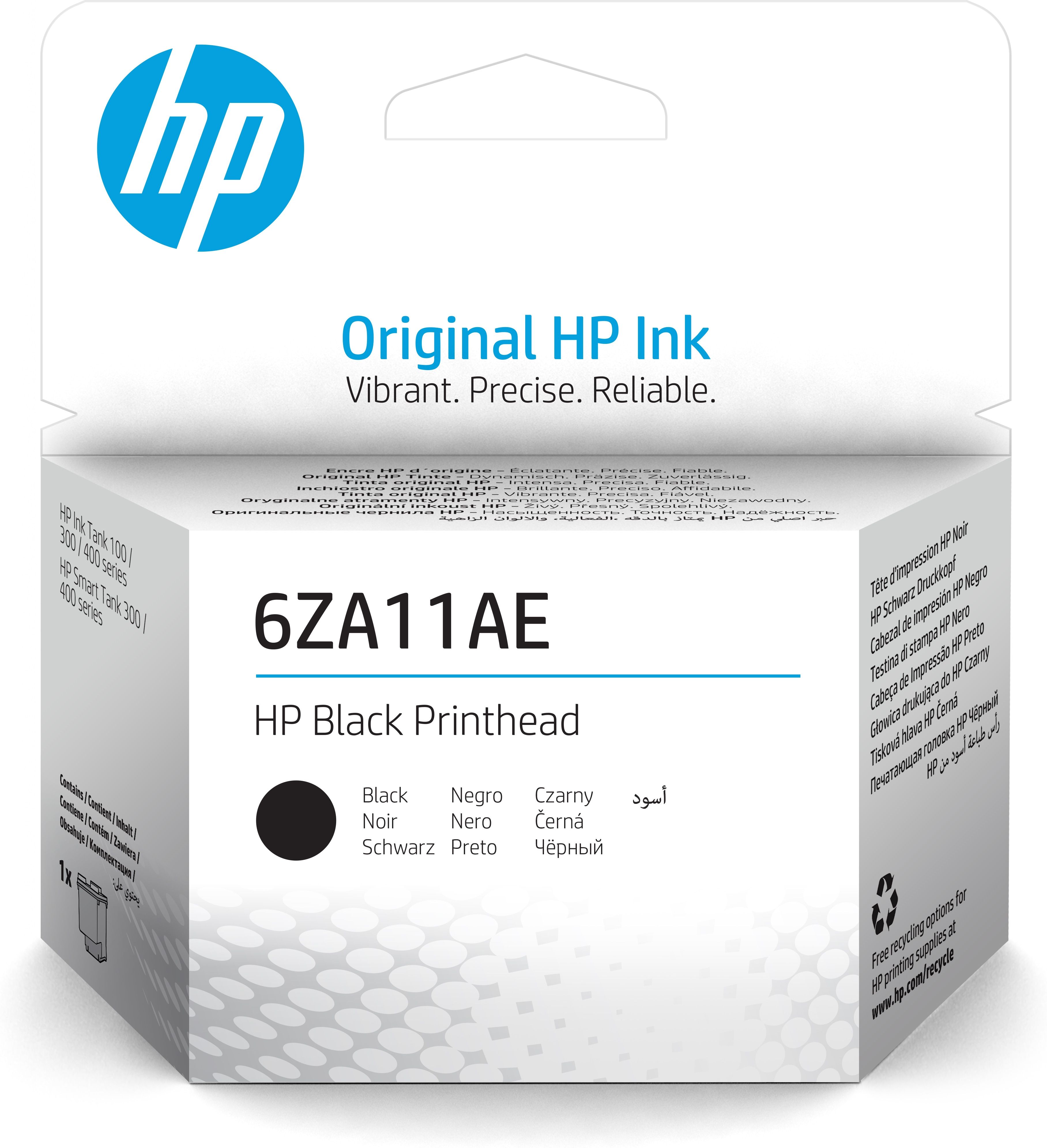HP Printhead 6ZA11AE Black