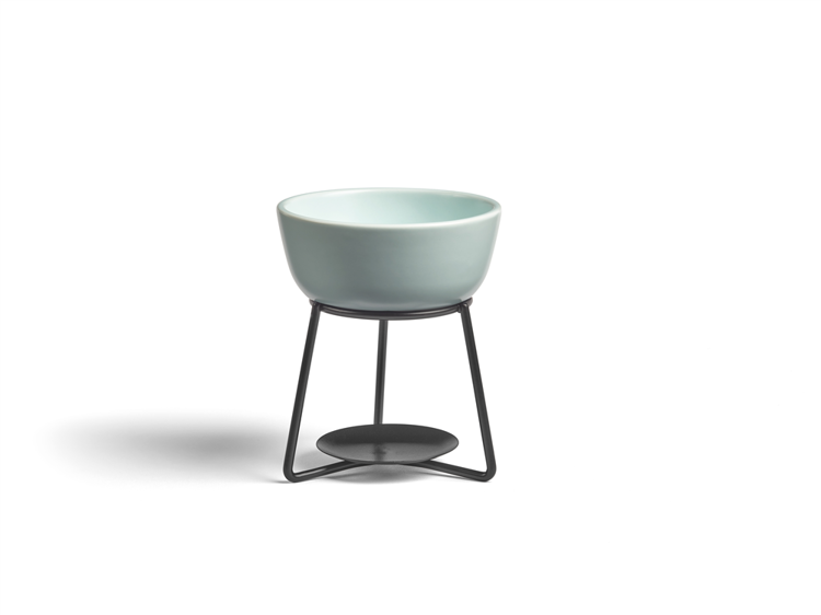 Yankee Candle Pebble Spa Blue - 10.16630.050E - Kandelaar - Zwart, Groen - 1 stuk