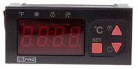 RS PRO Tweepunts temperatuurregelaar, paneelmontage, 2 x relaisuitgang/NTC-ingang, 24 V ac/dc, 77 x 35 mm