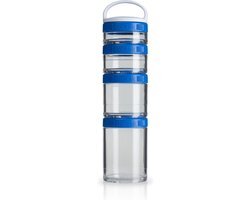 BlenderBottle GoStak - 4-Pack Starter -  40cc - 60cc - 100cc - 150cc BLAUW / CYAN