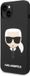 Karl Lagerfeld Karl's Head Serie iPhone 14 Plus Case Zwart