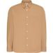 Calvin Klein Ls Solid Washed Poplin Shirt Tigers Eye Maat: XS