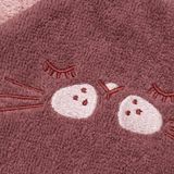 Pippi Babywear Kinderhanddoek Biologisch Katoen Rose Brown