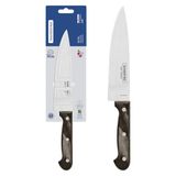 Tramontina Chefmes - Polywood met roestvrij stalen lemmet en handvat van behandeld hout - kastanje - 17 cm